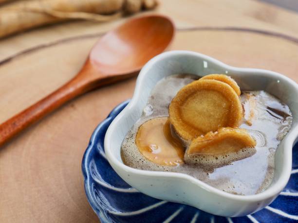 istock Korean food Pickled ginseng honey 1218870013