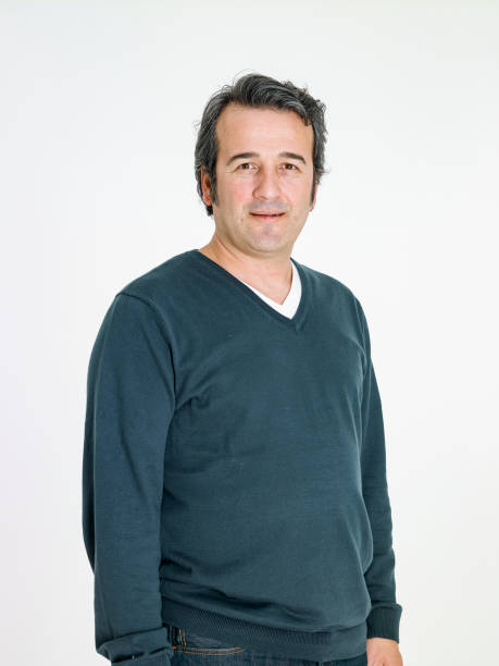 istock Caucasian man Portrait with blank expression 1218875990