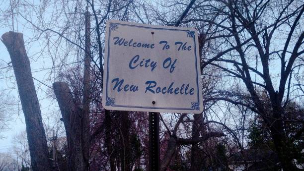 istock New Rochelle Welcome Sign Coronavirus Hotspot 1218876132
