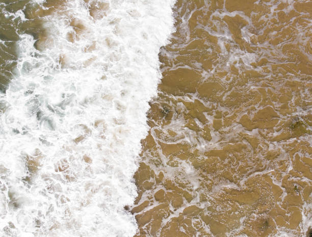 istock Ocean beach, sand, waves. Photo texture for design 1218881478