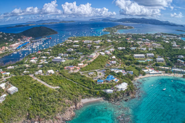 istock Public Beach near Red Hook, US virgin Islands 1218884762