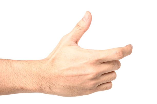 hand holding something like a bottle or can