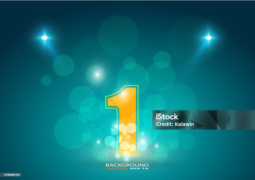 Number One Background Number One On White Background Stock Illustration - Download Image Now ...
