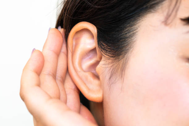 istock Young woman ear 1218891286