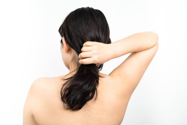 istock From behind of woman 1218891321