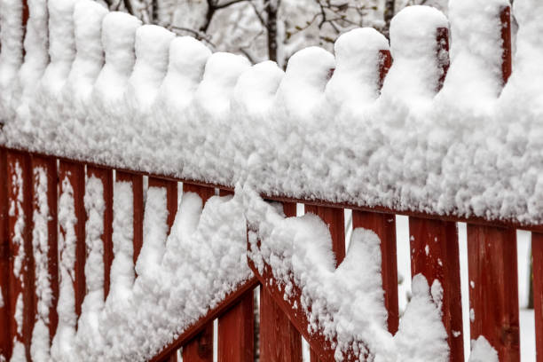 istock Rustic wooden fence 1218893568