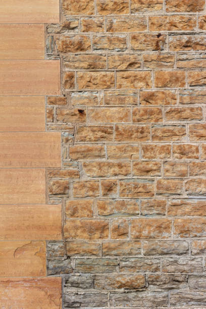 istock 19th century limestone block wall texture with beaded mortar 1218895359