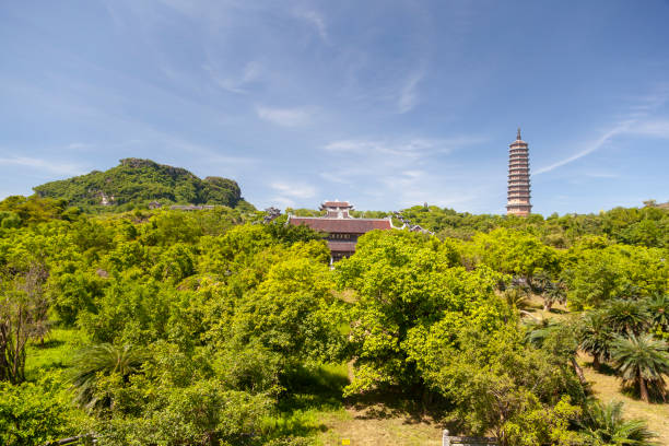 istock Bai Dinh Pagoda - a large and beautiful temple complex in Ninh Binh, Vietnam 1218896019