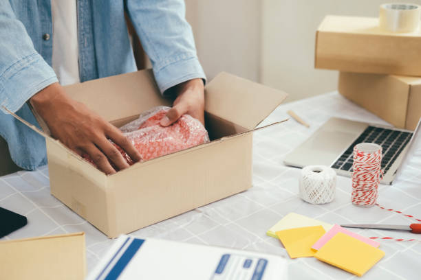 istock Online small business owner. 1218899234