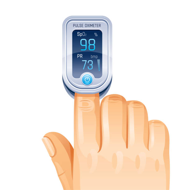 Pulse Oximeter Finger Medical Device Icon Corona Virus Covid Protect  Equipment Medical Health Icon For Blood Saturation Coronavirus Prevent  Element Vector Illustration Isolated White Background Stock Illustration -  Download Image Now - iStock