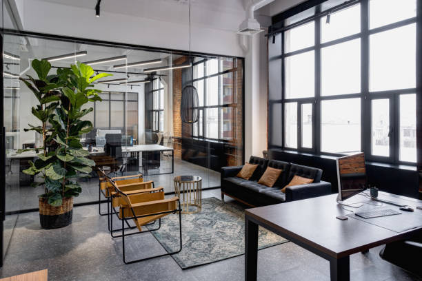 istock Interior meeting room in modern space office 1218907465