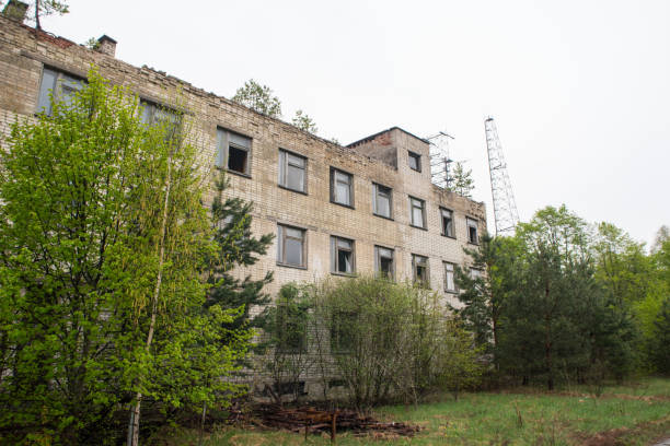 istock Pripyat and Chernobyl exclusion zone in Ukraine 1218908657