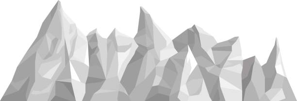 Two Dimensional Ridge 140+ Two Dimensional Shape Mountain Mountain Range Origami Stock ...