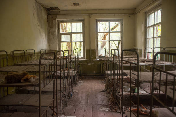 istock Pripyat and Chernobyl exclusion zone in Ukraine 1218909974