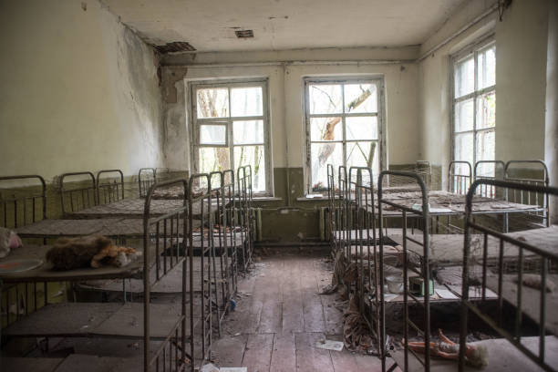 istock Pripyat and Chernobyl exclusion zone in Ukraine 1218910097