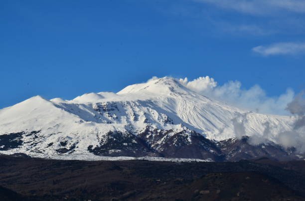istock mount etna volcano snow 1218916760