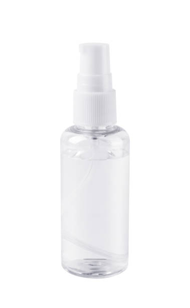 istock Bottle of antiseptic isolated 1218918295