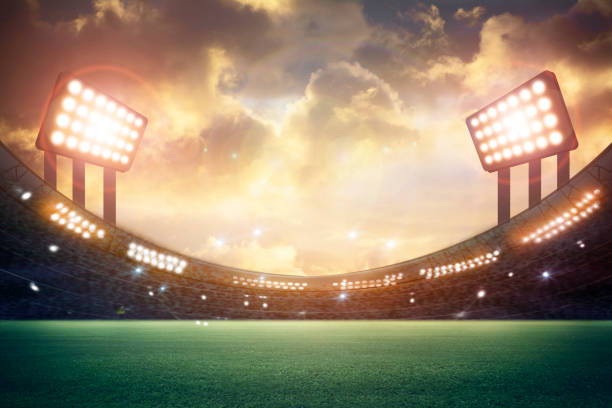istock stadium in lights and flashes 3d. 1218919615