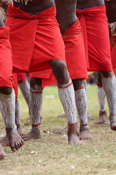 istock Dancing feet Papua New Guinea 1218921748