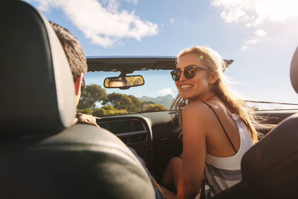 istock Couple enjoying on a road trip 1218923559