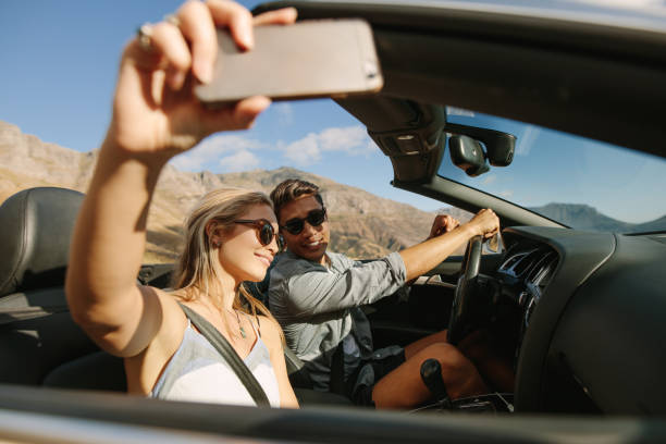 istock Selfie on a road trip 1218923684