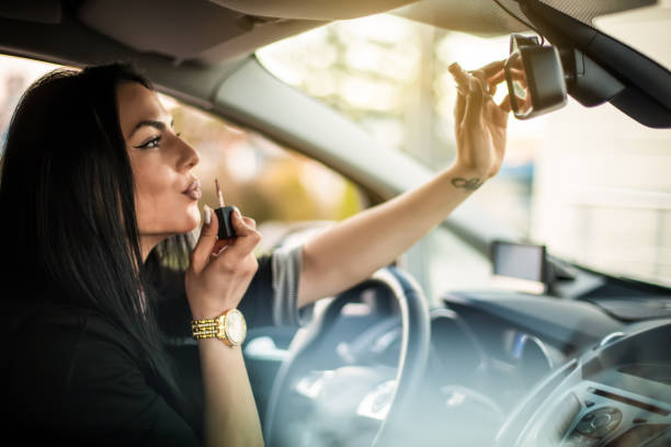 istock Woman behind the wheel 1218926359