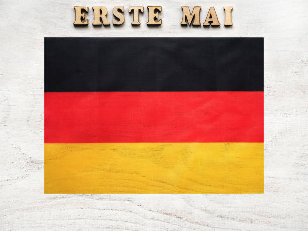 istock Labor Day. German Alphabet letters. Beautiful card 1218926860