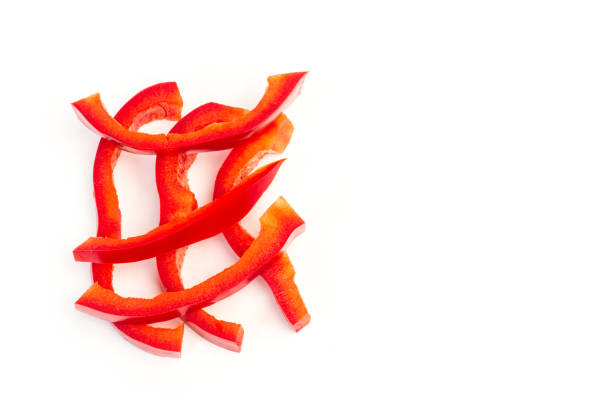istock A heap of strips of a red bell pepper 1218928065