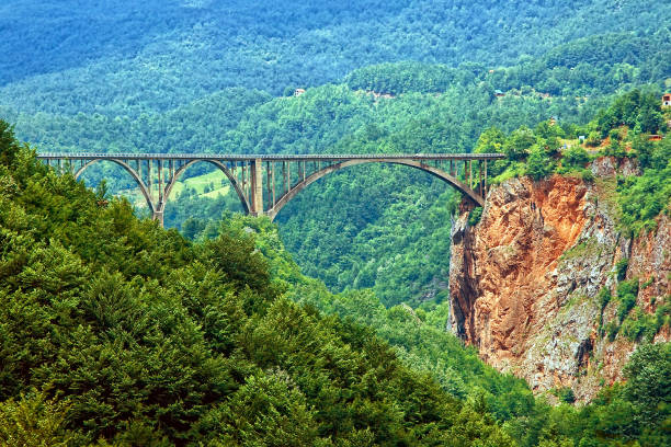 istock The bridge through gorge. Montenegro. 1218928523