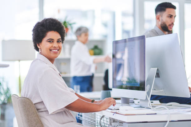 istock I love the working environment in this office 1218928875