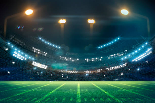 istock American Soccer Stadium, 3d rendering 1218930474