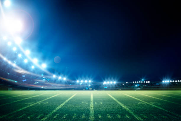 istock American Soccer Stadium, 3d rendering 1218930528