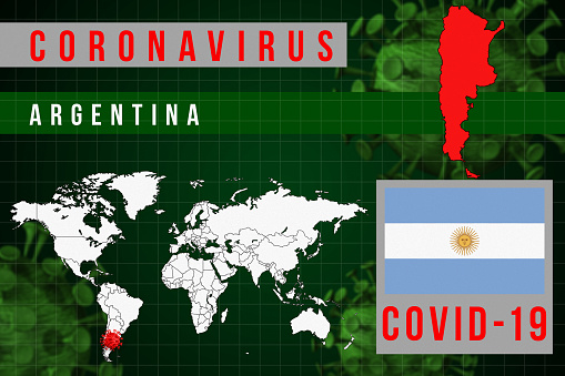 Argentina Coronavirus COVID-19 World Map