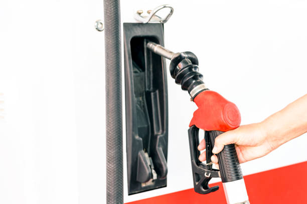 istock Nozzle of fuel dispenser 1218932800