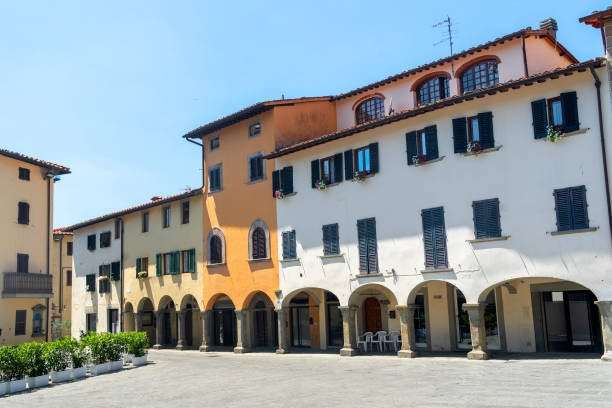 istock Main square of Reggello, Florence 1218934615
