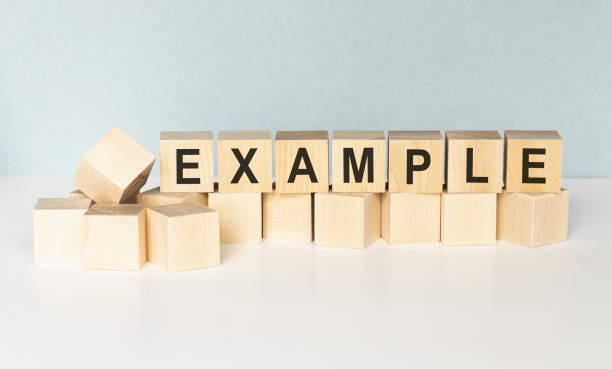 istock example - cube with letters, sign with wooden cubes 1218938313