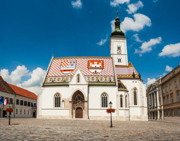 istock St Mark church. Zagreb, Croatia 1218938923