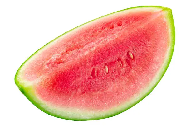 Photo of Watermelon slice, paths, top