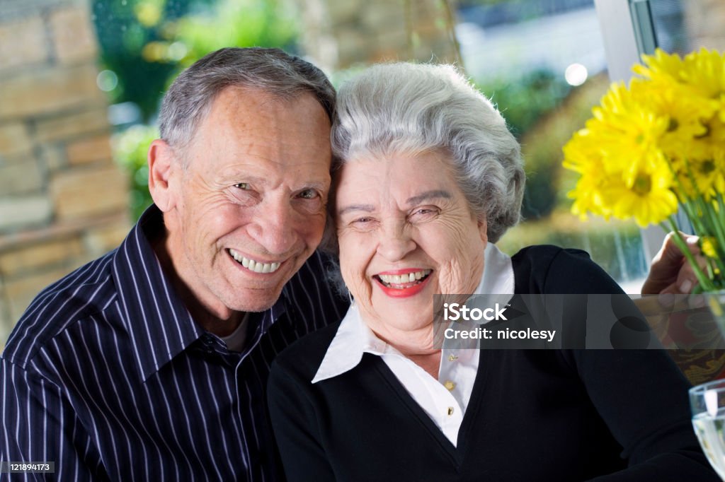 Happy Senior Paar - Lizenzfrei 70-79 Jahre Stock-Foto