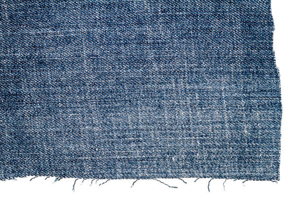 istock Piece of dark blue jeans fabric 1218947113