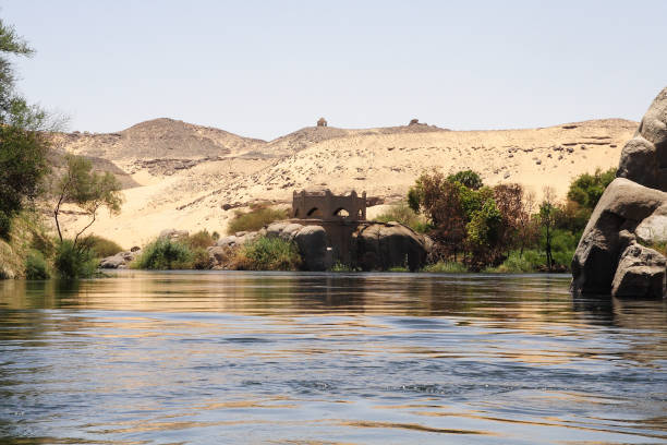 istock Boat and landscapes on the Nile 1218948323