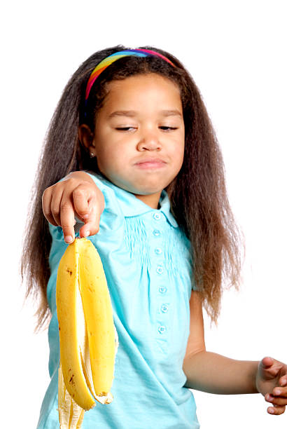 istock Girl with a Banana Peel 121894871