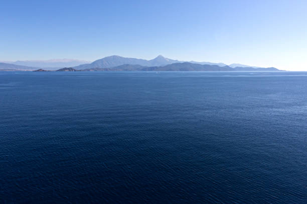 地中海の空中写真 - エーゲ海 ストックフォトと画像