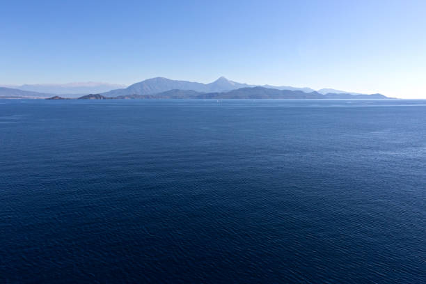 Aerial View Of Mediterranean Sea Aerial View Of Mediterranean Sea aegean sea photos stock pictures, royalty-free photos & images