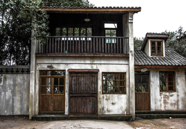 rooftop of a building dated back to Qing Dynasty