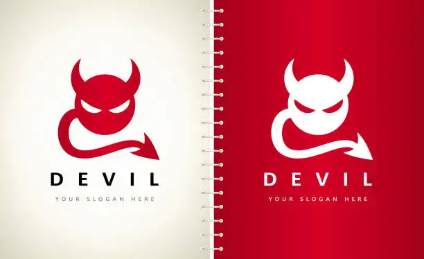 Vector illustration of Devil vector design template