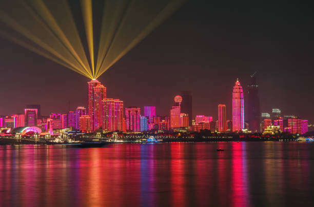 Wuhan city night view
