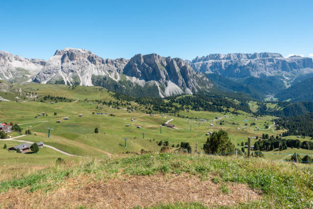 istock High angle views over the Dolomites mountain ranges 1218957101