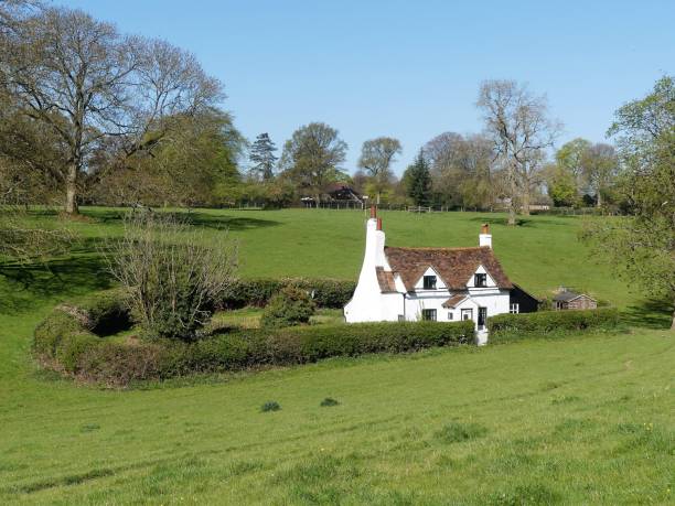 Lee Common, Buckinghamshire, England, UK - April 15th 2020: Park Cottage, Oxford Street, Lee Common