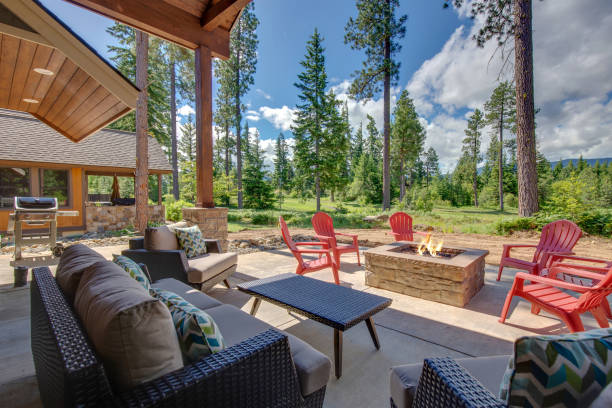 istock Great modern and rustic American home interiors and exteriors. 1218967204